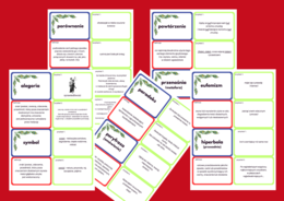 ŚRODKI POETYCKIE - fiszki – klasy 7-8 – egzamin – powtórzenie - 12 str.