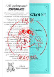 NAKŁADKA na świadectwo - UNIWERSALNA (PAKIET 2 WERSJI)