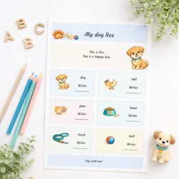 My dog Rex – mini picture dictionary