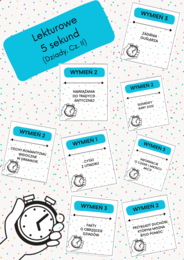 Lekturowe 5 sekund - WIELKI ZESTAW - Lektury z klas 7-8