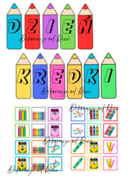 🖍️ „Dzień Kredki” – girlanda i gra memory w jednym!