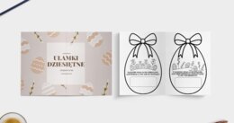 Odejmowanie ułamków dziesiętnych - girlanda wielkanocna