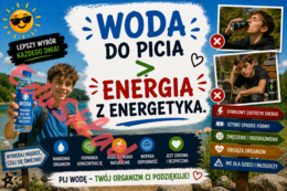 🌞 Bezpieczne Wakacje — nowoczesne plakaty edukacyjne na gazetkę szkolną 🌊🚴⛰️📱