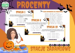 Procenty - stacje zadaniowe