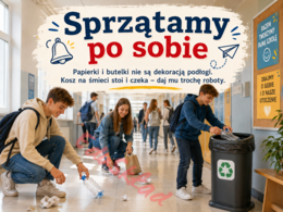 🛎️ Zasady bezpiecznej przerwy – nowoczesna gazetka korytarzowa z humorem