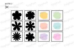 Kodowanie dla dzieci – kwiatki kolory i kształty | zabawa edukacyjna | materiał do druku