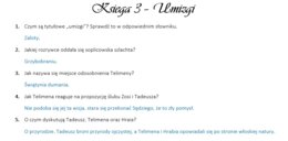 "Pan Tadeusz" - pytania do ksiąg