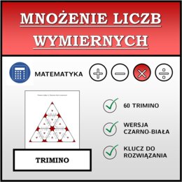 Trimino - Mnożenie liczb wymiernych | matematyka