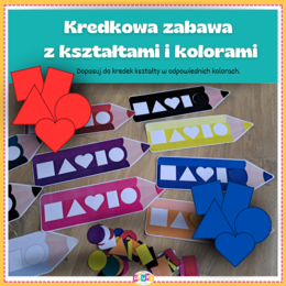 Dzień Kredki - zabawa z kształtami i kolorami