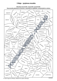 3 Maja - jezykowa mozaika (części mowy)