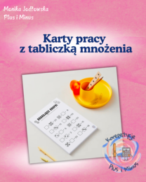 Brakujące kropki - karty pracy z tabliczki mnożenia