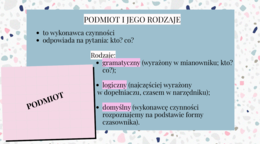 Części zdania - prezentacja