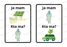 Ja mam, kto ma? Dzień Ziemi – gra edukacyjna dla dzieci | 30 kart do druku
