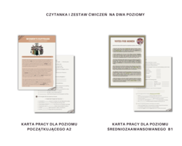 Women's Suffrage - Reading comprehension and vocabulary worksheet - Prawa Wyborcze Kobiet w Wielkiej Brytanii, Sufrażystki, Czytanie ze zrozumieniem, słownictwo - Karty pracy z języka angielskiego na dwa poziomy zaawansowania - podstawowy i średniozaawan