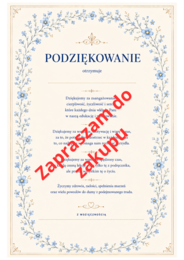 Podziękowanie dla nauczyciela