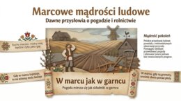 Marzec - gazetka szkolna, gazetka tematyczna, prezentacja, plansze