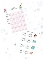 Ćwiczenia sylabowe cz. 1 Seria Zima