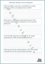 Podwyżki i obniżki w życiu codziennym