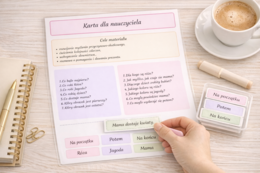 Róża i Jagoda – historyjka obrazkowa 4 elementy