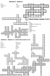 Starland 2 – Module 1 – krzyżówki