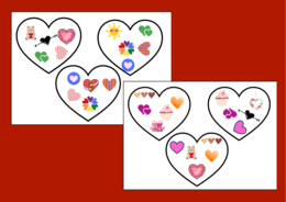 WALENTYNKI - dooble – biblioteka – świetlica – przedszkole – 39 szt.