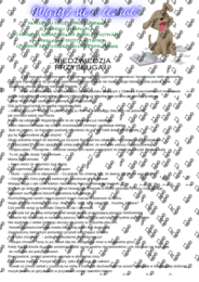 Opowiadanie z brakiem interpunkcji - wgryź się w temat.