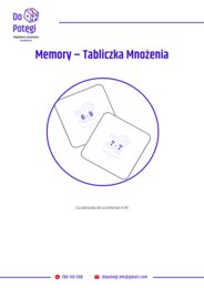 Pakiet 4 gier – Tabliczka mnożenia