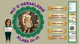 Mit o Heraklesie – scenariusz lekcji języka polskiego z prezentacją i testem | klasy IV–VI