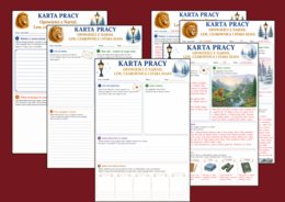 📚OPOWIEŚCI Z NARNII. Lew, Czarownica i stara szafa - karty pracy z odpowiedziami + infografika
