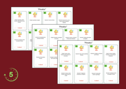 PINOKIO – gra typu „5 sekund” – 56 pytań + ODPOWIEDZI