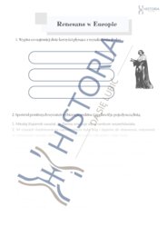Karta pracy - Renesans w Europie