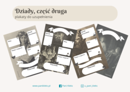 Dziady, cz. II - plakaty do uzupełnienia