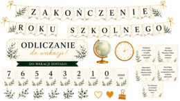 Gazetka ścienna- odliczanie do wakacji