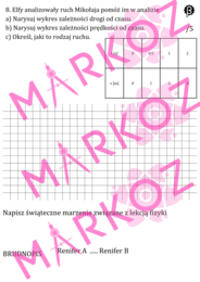 Sprawdzian Kinematyka