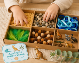 Dotknij Australii – pudełko sensoryczne