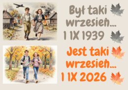 Był taki wrzesień... Jest taki wrzesień... – gazetka szkolna.  Dekoracja na 1 września.