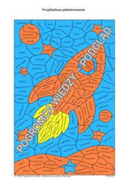 Kosmiczna podróż - start i podsumowanie + klucz odpowiedzi