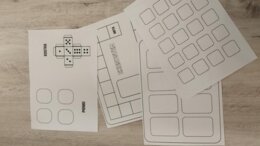 Gra planszowa ekosystem wodny/lądowy do samodzielnego stworzenia