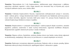 Projekt/ Innowacja "Kierunek BEZPIECZEŃSTWO"- przedszkola, szkoły podstawowe