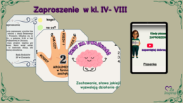 Zaproszenie – karty pracy+ prezentacje+ piosenka