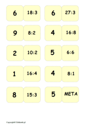 Domino - gry matematyczne
