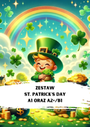 Zestaw St. Patrick's Day a1 oraz A2+/B1 Karty Pracy Worksheet Gotowe Lekcje