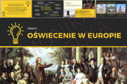 Oświecenie w Europie - prezentacja historia klasa 6