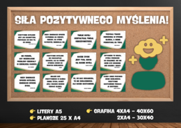 SIŁA POZYTYWNEGO MYŚLENIA - 25 PLANSZ O POZYTYWNYM MYŚLENIU