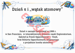 🧩„Liczba π, która potrafi zaskoczyć” – gazetka tematyczna