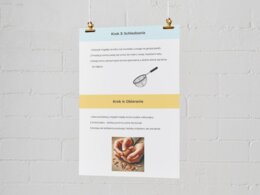 Jak obrać i przechowywać migdały? Plakat edukacyjny.