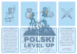 Fiszki literackie_100 ikon do E8 z propozycją argumnetacji_Polski Level Up