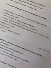 Egzamin ósmoklasisty - zadanie slownikowe