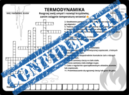 Termodynamika - krzyżówka