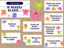 W naszej klasie. Gazetka - zasady do klasy.